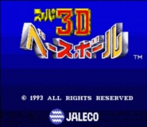 Super 3D Baseball Rom